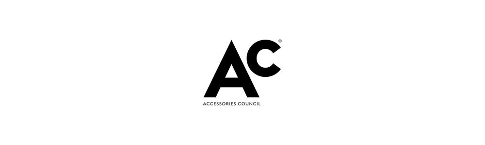 The black logo of the Accessories Council (AC) on a solid white background.